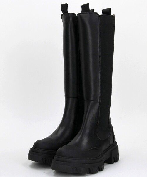 GANNI High Chelsea Boot ハイチェルシーブーツ 0400021411624_BLACK?wid=600&
