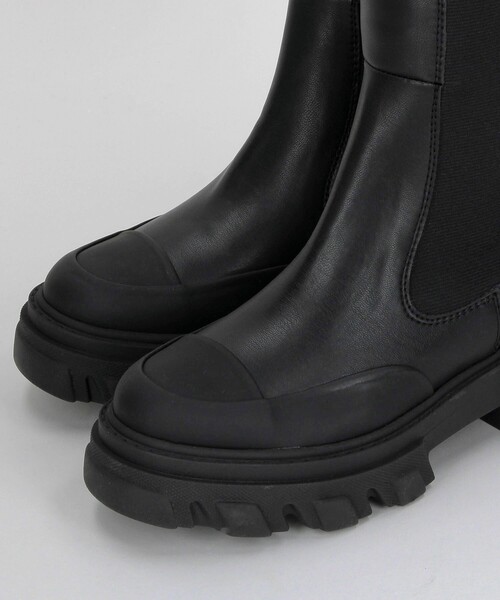 GANNIチャンキーレザーブーツ GANNI ブーツ GANNI/ガニー Cleated High Chelsea Boot / S2575
