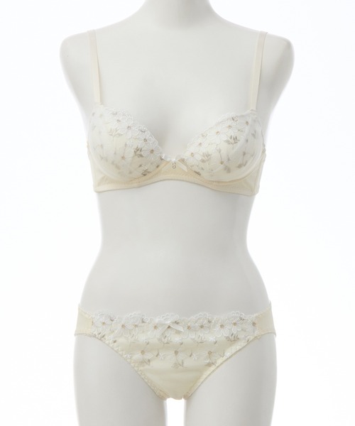 Honeys（ハニーズ） ブラジャー ショーツセット ノンワイヤーブラ