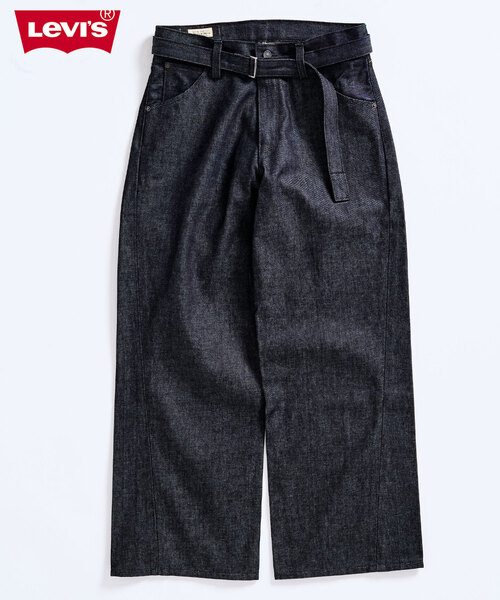 パンツ Levi's/Belted denim trousers Levi's ジーンズ LEVI'S(R)/リーバイス(R) 別注 TWISTED BELTED