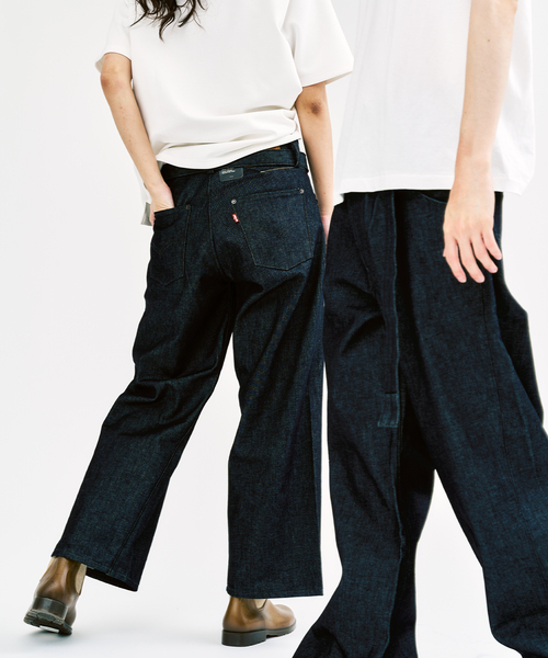 パンツ Levi's/Belted denim trousers Levi's ジーンズ LEVI'S(R)/リーバイス(R) 別注 TWISTED BELTED
