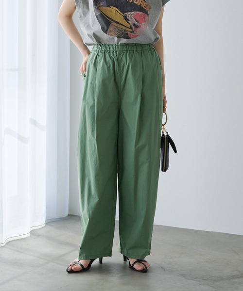 パンツ PUAL CE CIN Women's Pual Ce Cin Peach Curved Leg Pants Charcoal Gray M