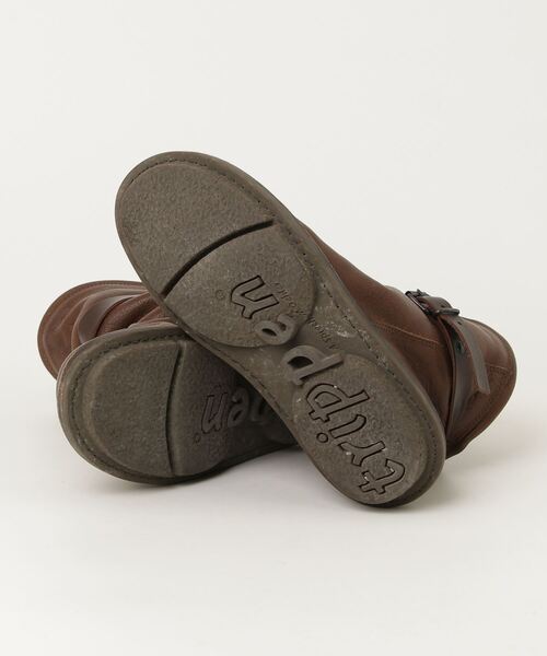 trippens ブラウンレザーショートブーツ　トリッペン　37 trippen（トリッペン） ショートブーツ 37 ブラウン レディース