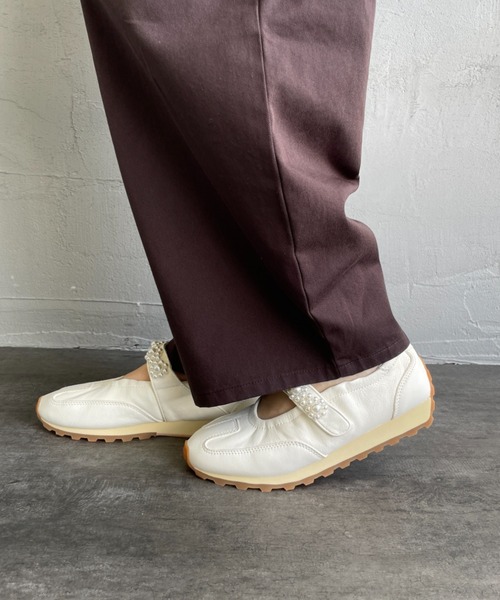 スニーカー 「FOOT INDUSTRY/フット インダストリー」 パール メリー