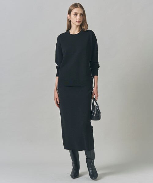 25aw 新品同 ICB シンセティック ダブルフェイス ニット プルオーバー ICB（アイシービー） ニット セーター シンセティックダブルフェイス