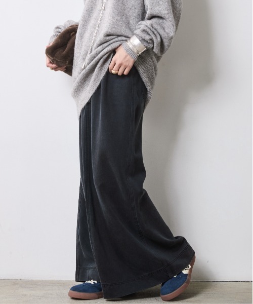 CHIC STYLE（シックスタイル） デニムスカート ソフトデニムマキシ