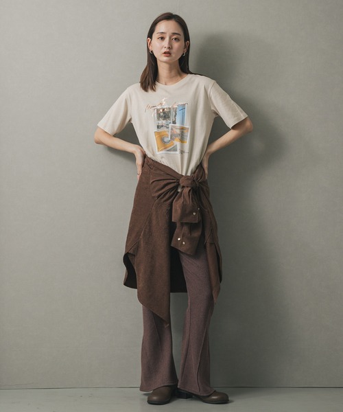 SENSE OF PLACE by URBAN RESEARCH パンツ カットフレアパンツ