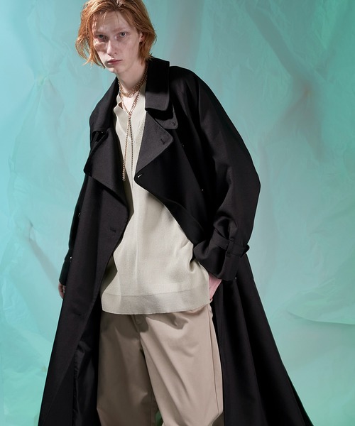 ENDER PRODUCTS トレンチコート L グレー系その他 メンズ : ZOZOTOWN