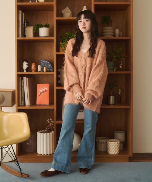 REMOON ジーンズ デニム デニムパンツ フレアデニムパンツ レディース