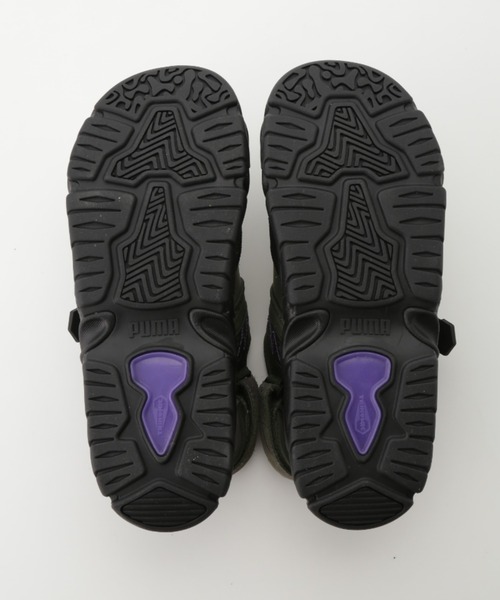「PUMA」 フラットサンダル 24cm グリーン レディース_画像9