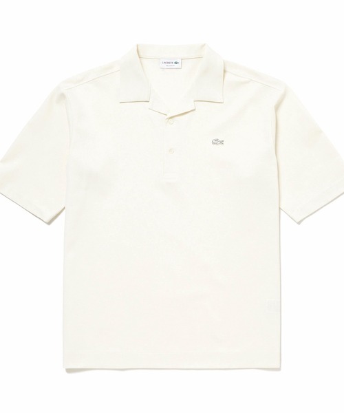 「LACOSTE」 半袖ポロシャツ 5 ホワイト メンズ