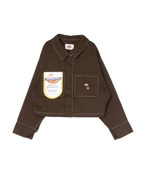 新品タグ付】Dickies ディッキーズ ショートジャケット 茶 Mサイズ 