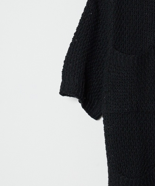 「Theater code」 半袖ニット 3 ホワイト メンズ_画像5