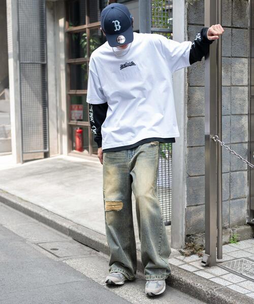 WEGO（ウィゴー） tシャツ WEGO/アクセ付きアンサンブルグラフィック