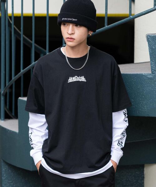 WEGO（ウィゴー） tシャツ WEGO/アクセ付きアンサンブルグラフィック