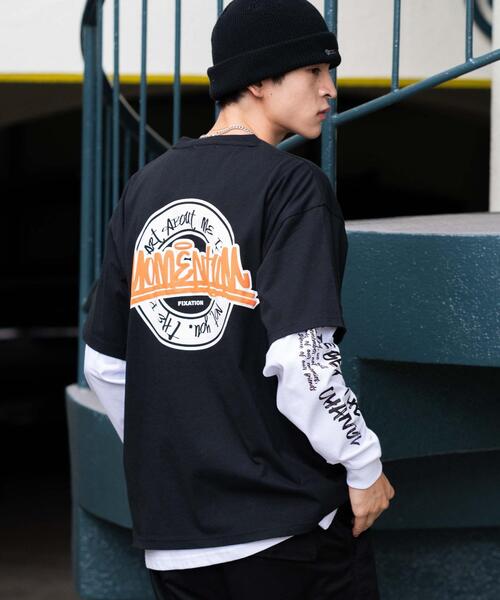WEGO（ウィゴー） tシャツ WEGO/アクセ付きアンサンブルグラフィック
