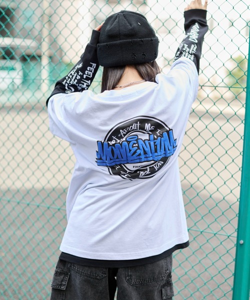 WEGO（ウィゴー） tシャツ WEGO/アクセ付きアンサンブルグラフィック