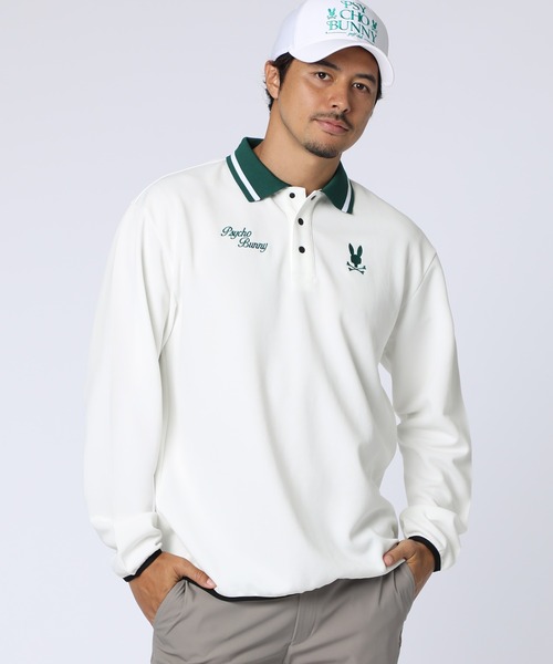 Psycho Bunny（サイコバニー） ポロシャツ 「GOLF」モダングラフィック