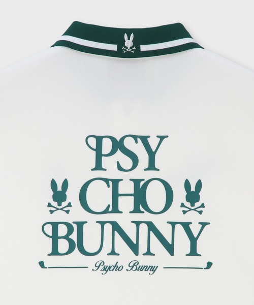 Psycho Bunny（サイコバニー） ポロシャツ 「GOLF」モダングラフィック