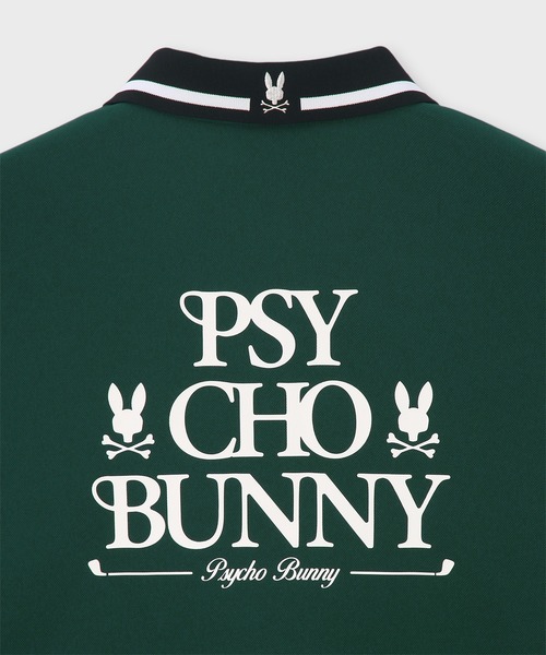 Psycho Bunny（サイコバニー） ポロシャツ 「GOLF」モダングラフィック