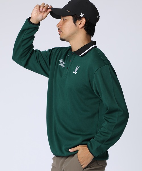 Psycho Bunny（サイコバニー） ポロシャツ 「GOLF」モダングラフィック