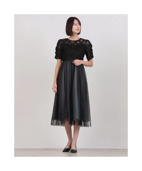 form forma（フォルムフォルマ） ドレス キラキラレース×チュール