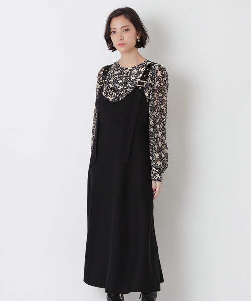 EPOCA 「EPOCA」 キャミソールワンピース 40 ベージュ レディース