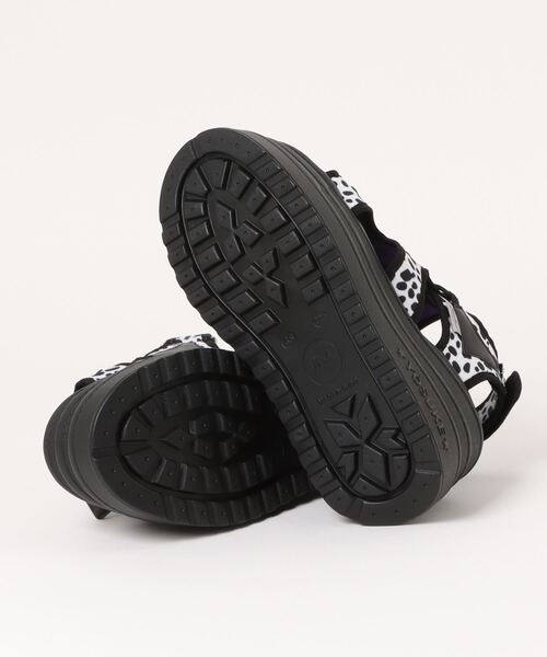 「YOSUKE」 フラットサンダル 22.5 ブラック レディース_画像3