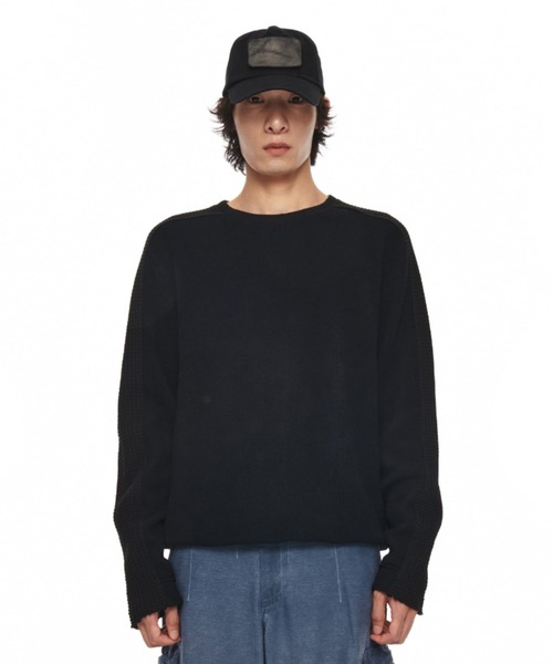トップス KAJA PLATING CREW KNIT OVY KAJA PLATING CREW KNIT | KAJA KAJA PLATING CREW KNIT OVY Mサイズ