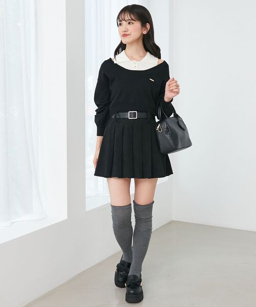MAJESTIC LEGON（マジェスティックレゴン） ニット セーター 襟付