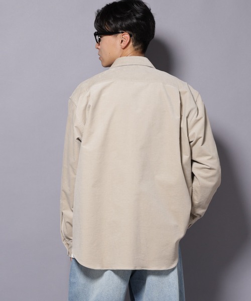 NANO universe（ナノ・ユニバース） シャツ AIRコーデュロイ