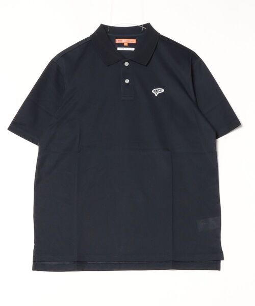 「BEAMS GOLF」 半袖ポロシャツ L ネイビー メンズの画像
