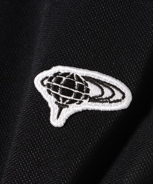 「BEAMS GOLF」 半袖ポロシャツ L ネイビー メンズの画像