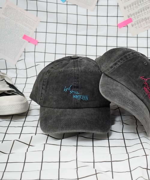 THRASHER（スラッシャー） キャップ 帽子 メガネ ロゴ刺繍 キャップ