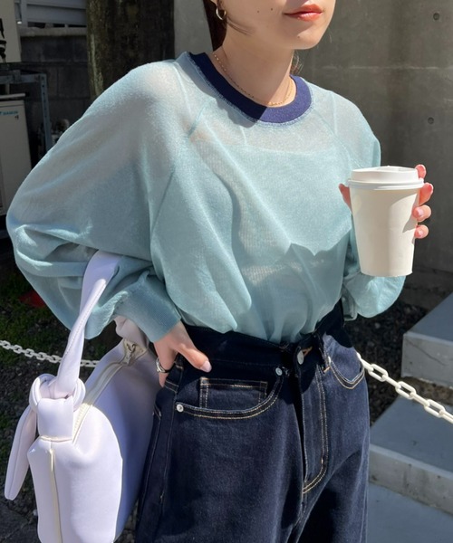 「CIAOPANIC TYPY」 長袖カットソー ONE SIZE ホワイト レディース_画像3