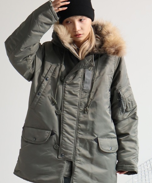 HOUSTON（ヒューストン） ミリタリージャケット モッズコート