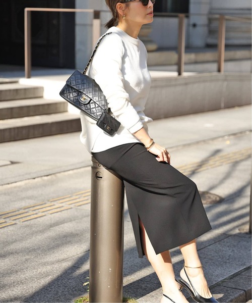 Deuxieme Classe（ドゥーズィエムクラス） 長袖ニット - ベージュ