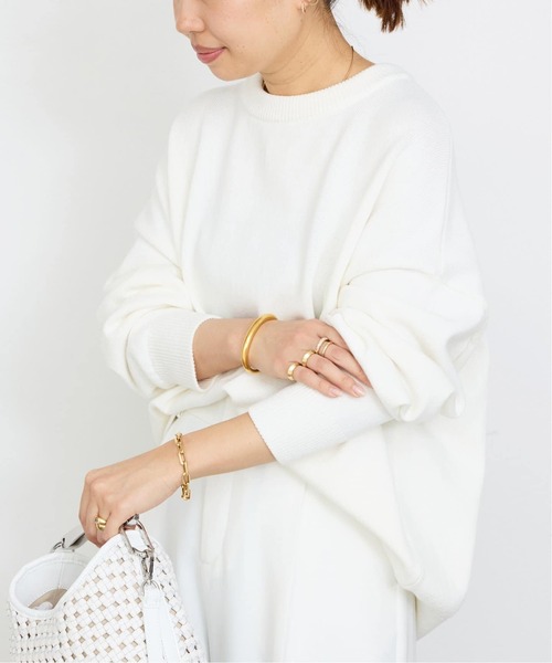 Deuxieme Classe（ドゥーズィエムクラス） 長袖ニット - ベージュ