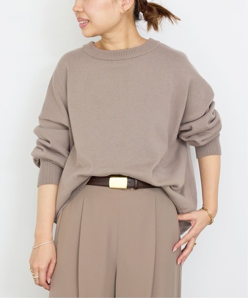 Deuxieme Classe（ドゥーズィエムクラス） 長袖ニット - ベージュ