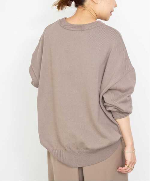 Deuxieme Classe（ドゥーズィエムクラス） 長袖ニット - ベージュ