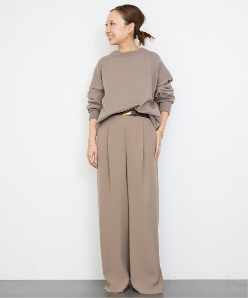 Deuxieme Classe（ドゥーズィエムクラス） 長袖ニット - ベージュ