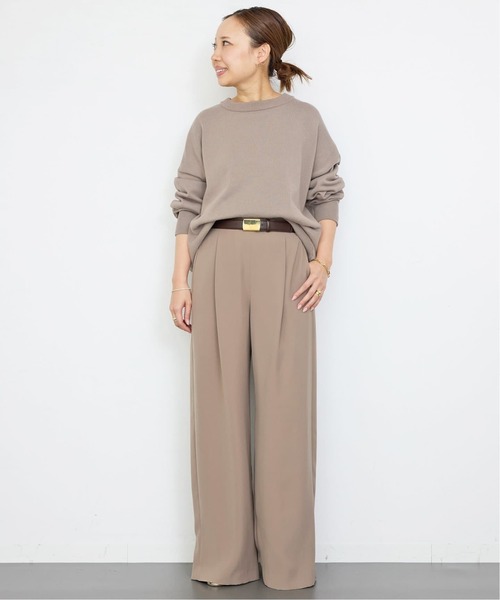 Deuxieme Classe（ドゥーズィエムクラス） 長袖ニット - ベージュ