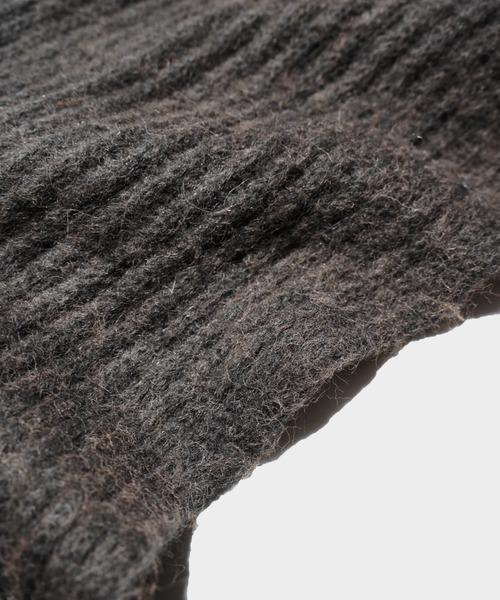 CAMPHOR WOOD マフラー MOHAIR/ALPACA FRINGE LONG MUFFLER / モヘア