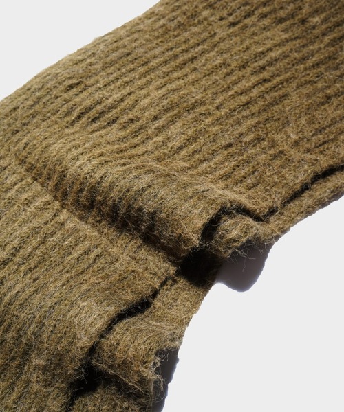 CAMPHOR WOOD マフラー MOHAIR/ALPACA FRINGE LONG MUFFLER / モヘア