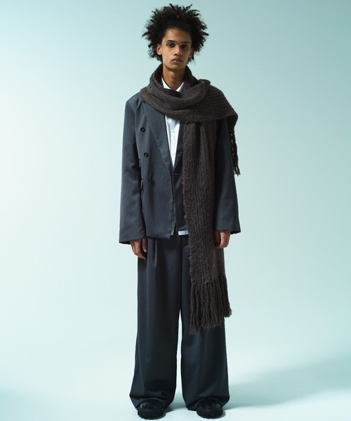 【美品】「Adele's MOHAIR (アデーレ モヘア)」大判マフラー 美品】「Adele's MOHAIR (アデーレ モヘア)」大判マフラー Adele's