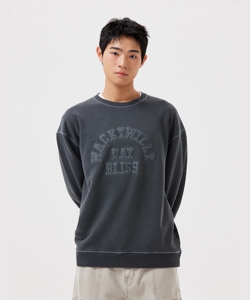 トレーナー スウェット FRONT GRAPHIC PIGMENT SWEATSHIRT メンズ レディース