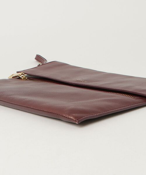 「MODALU」 ワンポイントクラッチバッグ - ブラウン メンズ_画像3