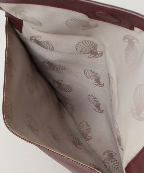 「MODALU」 ワンポイントクラッチバッグ - ブラウン メンズ_画像4