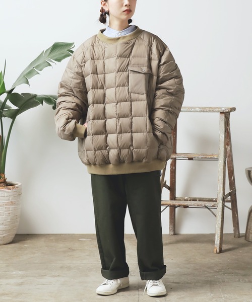 PENNEYS（ペニーズ） ダウンジャケット L カーキ メンズ : ZOZOTOWN