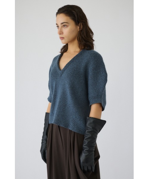 RIM.ARK ニット セーター Round knit vest tops ラウンドニットベスト